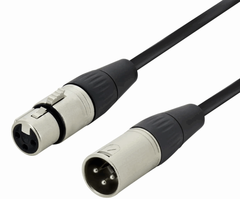 3 PIN XLR Male to XLR Female Signal Lead (3 Meter) Professional Audio Signal leads