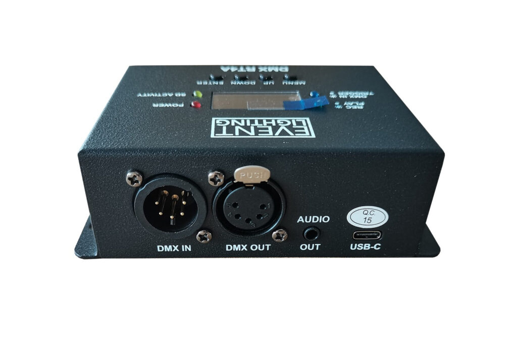 Event Lighting DMXRT4A - DMX and Audio Recorder/Trigger - Image 10