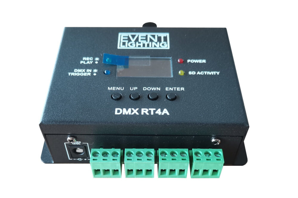 Event Lighting DMXRT4A - DMX and Audio Recorder/Trigger - Image 9