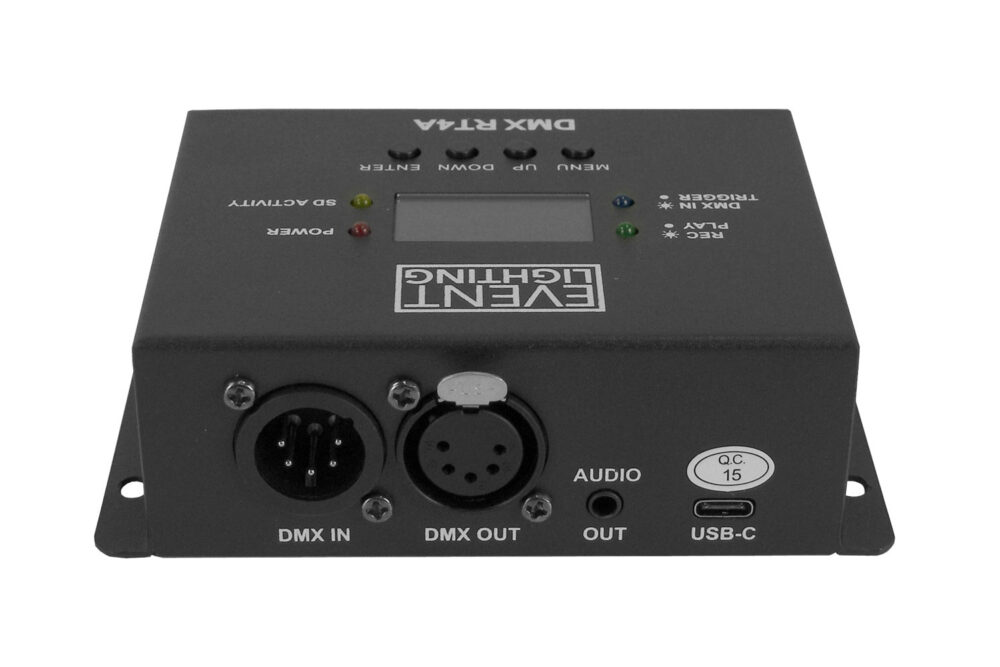 Event Lighting DMXRT4A - DMX and Audio Recorder/Trigger - Image 3