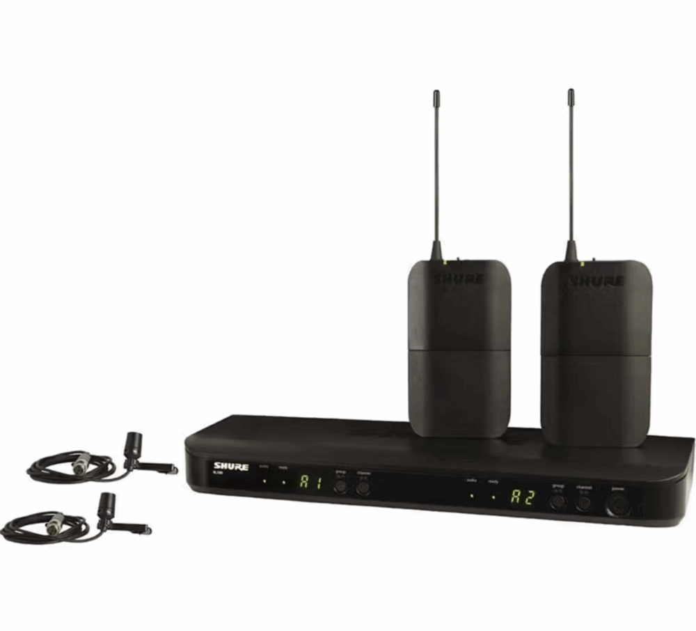 Shure BLX188 / CVL Dual Lapel Wireless System