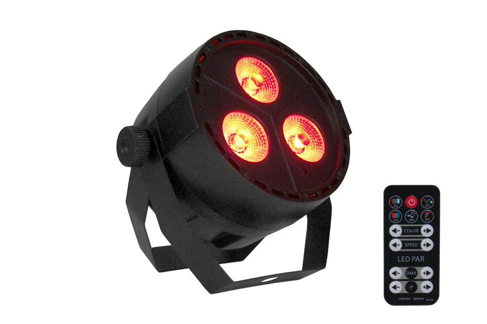 Event Lighting Party VIVIDPAR3X4Q - 3x 4W RGBW Mini Par