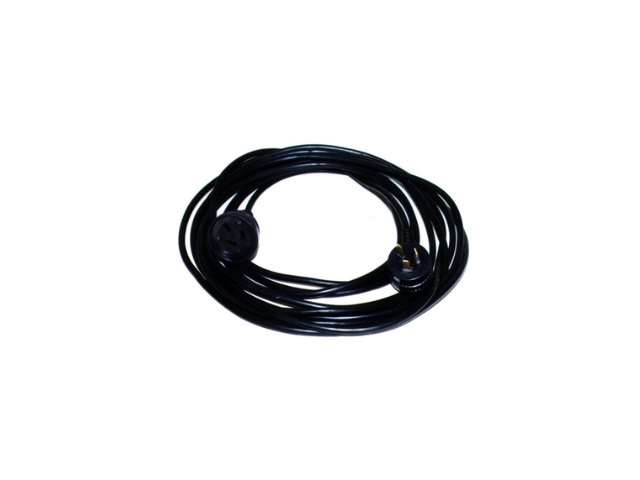 10m Piggy-Back Power Extension Lead (Black)