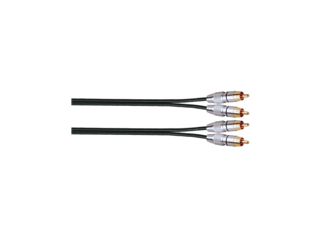SoundKing SRSRSL1 2 x RCA-M to 2 x RCA-M Heavy Duty Signal Lead (1.5m)