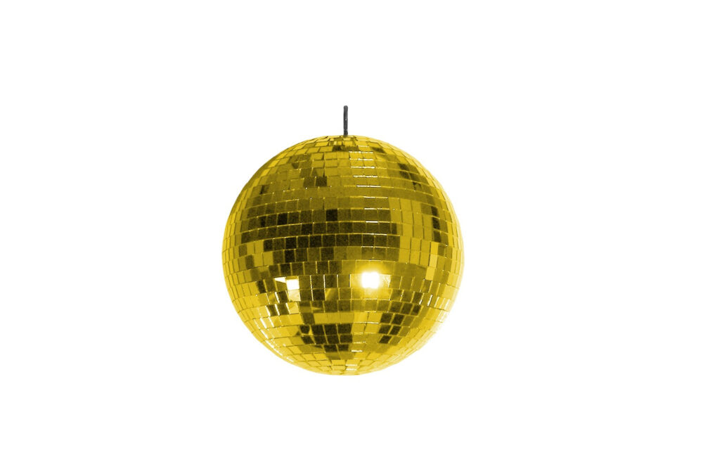 MB08G - Mirror ball - 8" (20cm) - Gold - Image 2