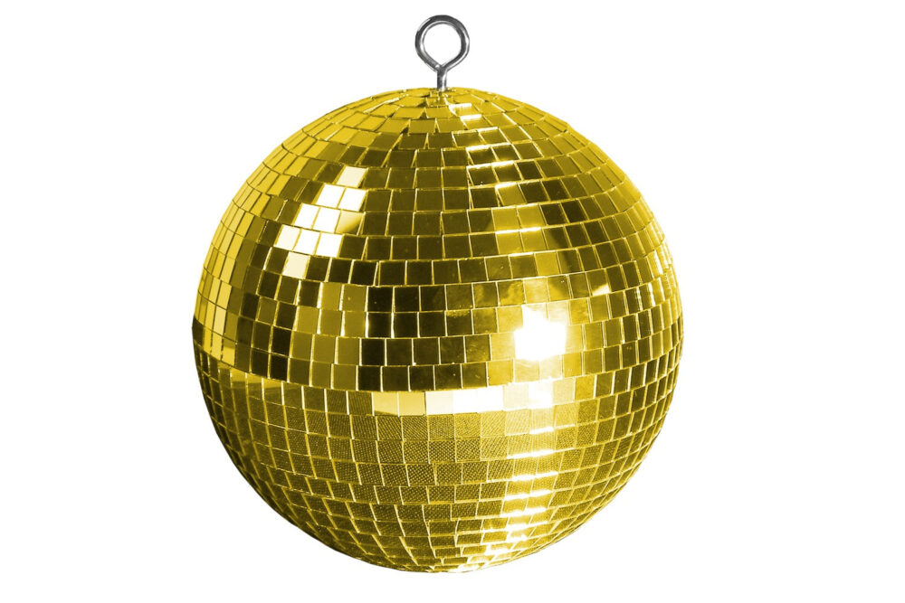 MB08G - Mirror ball - 8" (20cm) - Gold - Image 4