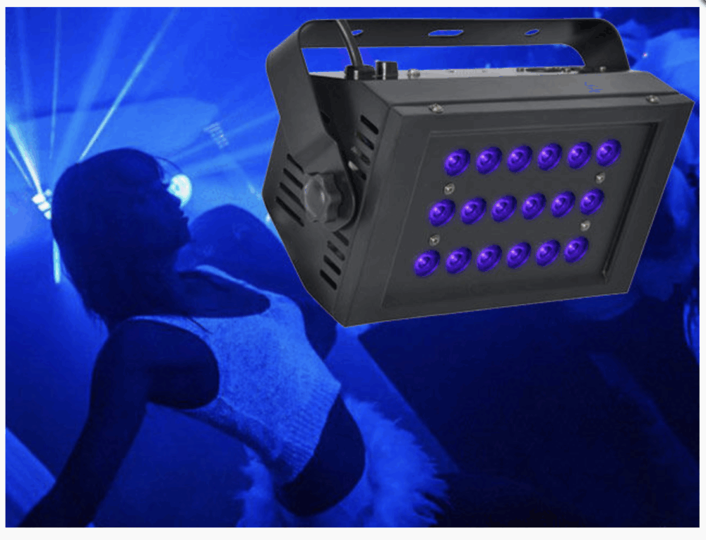 Light Emotion 18x1watt UV Wash Light with DMX