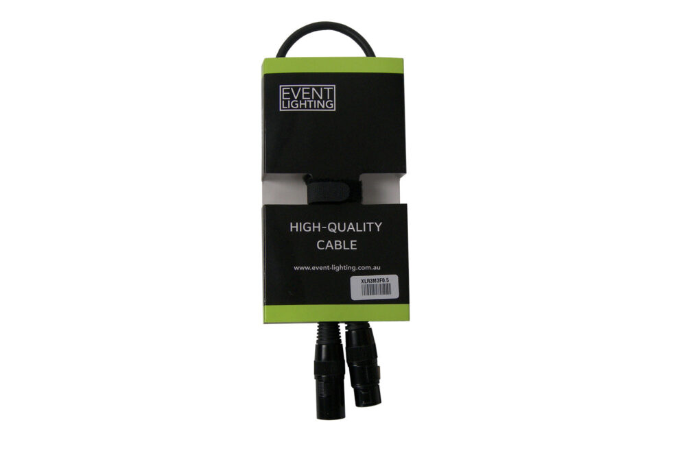 XLR3M3F0.5 - 0.5M XLR 3 pin