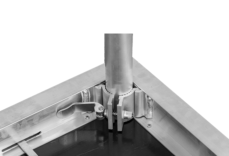 ST1206 - 1.22m x 0.61m Stage Top with rail lock system & recessed stage skirt velcro - Image 7